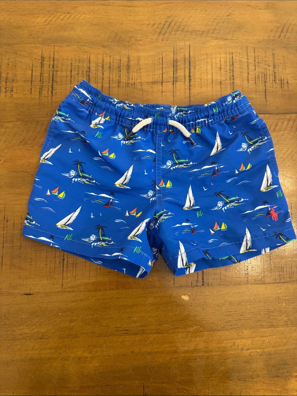 Polo by Ralph Lauren Royal Blue Sailboat Swim Trunks